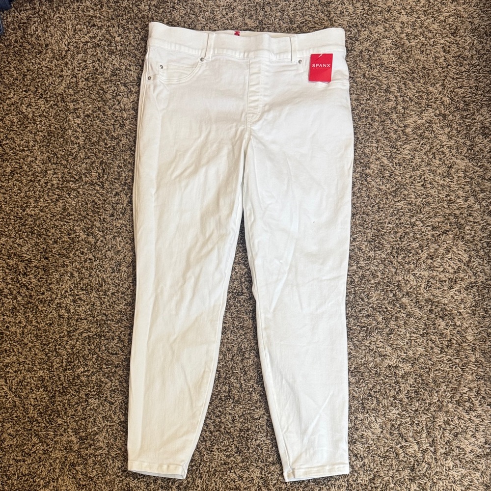 SPANX Women's Skinny White Jeans
